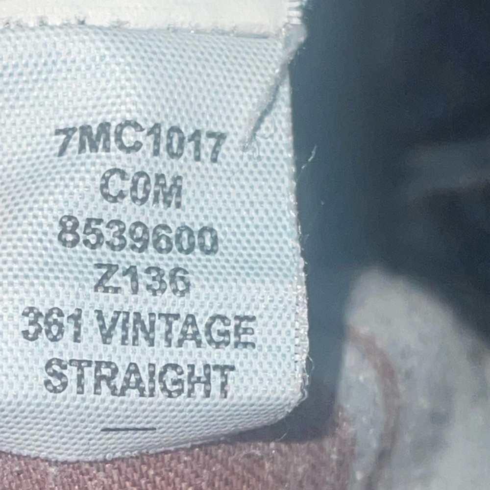 Lucky Brand men’s #361 vintage straight leg jeans size 38X32 GUC - Picture 6 of 7